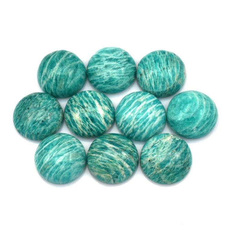 Natural AAA African Amazonite Round Cabochon